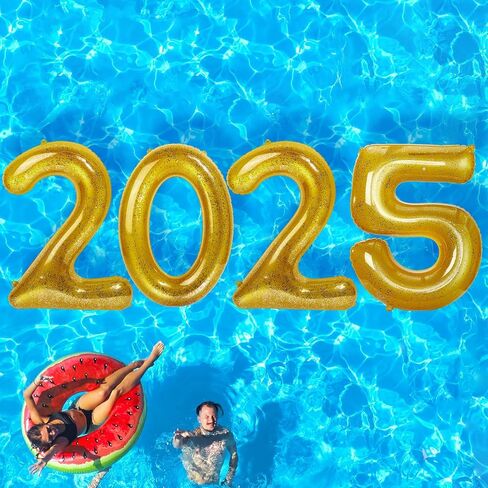 HyDren 48" Huge Graduation Pool Float 2025 Grad Prom Inflatable Letter Giant Grad Party Decorations Floating Numbers Letters for Pool Beach Class of 2025 Party Decor in Saudi Arabia