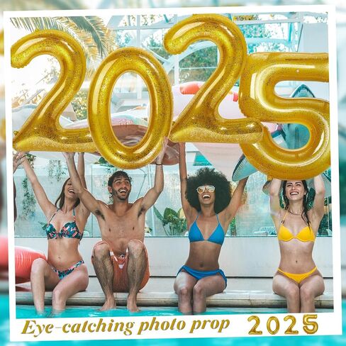 HyDren 48" Huge Graduation Pool Float 2025 Grad Prom Inflatable Letter Giant Grad Party Decorations Floating Numbers Letters for Pool Beach Class of 2025 Party Decor in Saudi Arabia