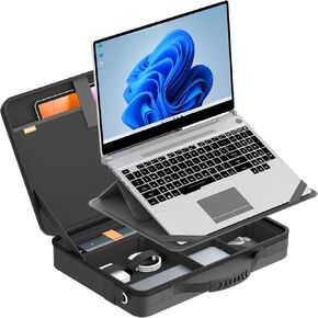 Smatree Mobilebase Captop Counter Cashing لـ 15-16 بوصة HP Probook 455/450 G9/G10 ، لـ EliteBook 865/860/655/650 G9/G10/G11 ، لـ HP Chromebook 15A/15AT ، حقيبة حماية من الكمبيوتر المحمول (A485S)