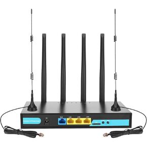 KuWFi 300Mbps 3G 4G LTE Car WiFi Wireless Router Extender إشارة قوية Cat6 WiFi Routers مع فتحة بطاقة SIM بمنفذ USB مع هوائي خارجي لأوروبا والشرق الأوسط وليس للولايات المتحدة الأمريكية