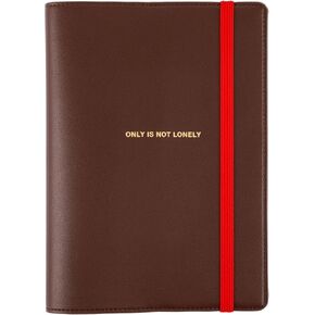 غلاف ابن عم Hobonichi Techo [غطاء A5 فقط] ليس وحيدًا (الشوكولاتة)
