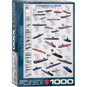 EuroGraphics Submarines and U Boats 1000 Piece Puzzle (6000-0132)