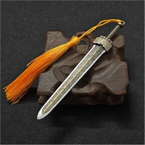 2PCS Sword Bookmark with Tassels Metal Book Mark Vintage Bookmark Reading Page Markers Book for Book Lovers Writers Men Women Boys Girls Teen Readers Gift