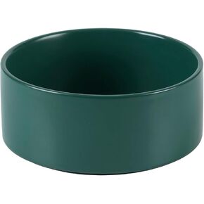 YINGFAN Ceramic Dog Bowls 28 oz Porcelain Dog Bowls for Small Medium Dogs Ceramic Food and Water Bowl for Dogs Microwave & Dishwasher Safe (Green)
