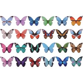 Penta Angel Magnetic Book Marks 24pcs Colorful Floral Cross Magnet Page Markers Clips Small Cute Book Book for Girls Boys Student Office Lover (Cross ، 24)