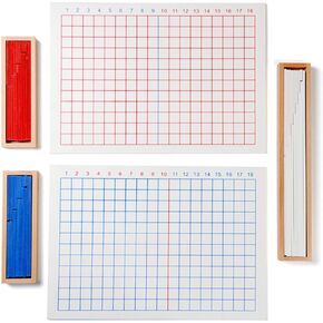 KGHIOS MONTOSSITI الإضافة والطرح Montessori Math Toys Material for Toddlers Kids ، Board & Sectraction Board