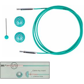 KnitPro Swivel 360° Inter. Cable for 40cm Needle - 3pcs