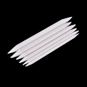 6pcs رسم بيضاء مخطط باستيل مزج تلطيخ جذع الجذاب