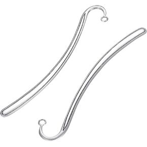 Housweatey Silver Tone Flugh Lundmarks النتائج 125 مم (4 7/8inch) 5pcs