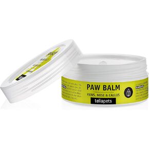 Teleiapets Dog Paw Balm- إصلاح ووقاية للعناية بالبشرة الواقية من أجل أقدام الأنف والكالس- رعاية مهدئة وتغذية لحيوانك الأليف- كل ما لديك من نباتي طبيعي وصيغة آمنة- مقاومة للماء