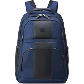 Delsey Paris Wagram Laptop Backpack ، الأسود ، 15.6 بوصة