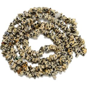 7-8mm Opalite Natural Gemstone Chips Healing Gravel Bracelets Necklace Kit Irregular Tumble Stone Beads DIY Crafts Design Jewelry Making 32"