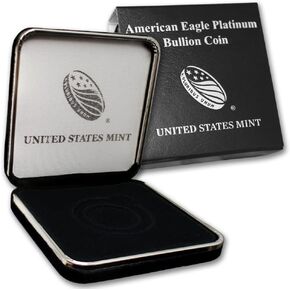 American Eagle Platinum Bullion Coin (1 oz - not Included) Presentation Box - Black Velvet