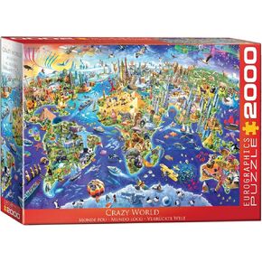 EuroGraphics (EURHR Crazy World 2000Piece Puzzle 2000Piece Jigsaw Puzzle (8220-5343)