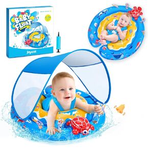 بركة Joycat Baby Boot مع حماية من أشعة الشمس UPF50+ ، عوامات الطفل لمدة 6-24 شهر