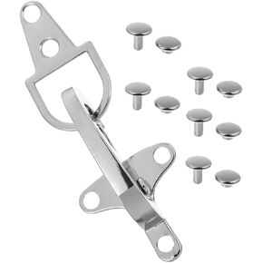 4 Sets Clothing Accessories Coat Buckle Locking Fasteners Holder for Poncho Coat Replacement Buttons Clothes Closure Buttons Wind Closure Buckle Zinc Alloy Silver