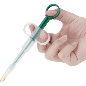 Green Pill Guns for Dog and Cat, Pet Piller Guns Dog Pill Shooters Cat Tablet Soft Tip Syringes Pet Medicals Feeding Dispenser Tool for Dog Small Animals Nursing Supplies