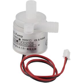 DC 12V 6W Mini Submersible Water Pump, Mini Food Grade Brushless Water Pump for Medicals Instruments (White)