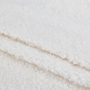 MAYJOYDIY 1.9 Yards Black Curly Sherpa Fleece Fabric 30 Inches Lambskin Thermal Lined Material Curly Fleece Faux Wool Fabrics for Costumes Pillows Rugs Apparel Decorations DIY Projects