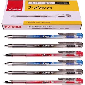 Dong-A 0.38 مم 3-Zero Gel Ball Ball Point Pen