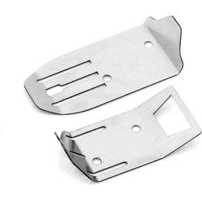لوحة حماية من الفولاذ المقاوم للصدأ الأمامي للهيكل الخلفي لأرما 1/18 TYPHON GROM RC Armor Armor Guard Plate Plate Parts (إصدار منتظم)