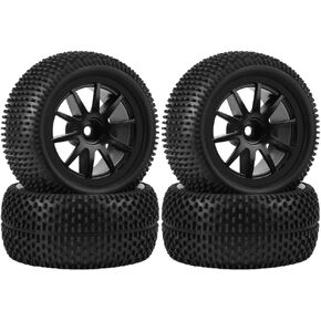 Globact قبل Glued 12mm Hex RC عجلات الشاحنة وإطارات الإطارات 10 نسخ من أجل Arrma Granite Grom Mega 380 1/18 RC Monster Truck Upgrade استبدال ARA550112 (على شكل مربع) in Kuwait