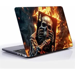 Computer Case for MacBook Air 13.6 Inch Happy Listening to Music Cat Colorful Pattern Black Release 2022 Model A2681/A3240 Hard Shell Case Compatible with MacBook Air 13.6 Inch