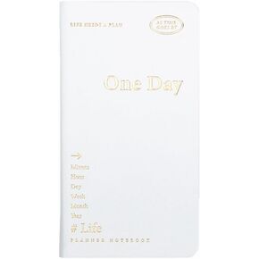 دفتر ديلي مخطط غير مؤرخ محمول الحجم المحمول كتاب التعيين مجلة A6 Pocket Time Manageet Diary (Coffee)