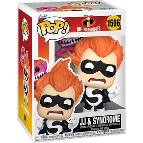 Funko Pop Disney: Incredibles 20th Anniversary - Jack -Jack - JJ & Syndrome - Disney Pixar: The Incredibles - Finyl Figure - فكرة الهدية - البضائع الرسمية - ألعاب للأطفال والكبار