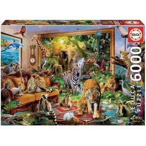 Educa - Entering The Bedroom - 6000 Piece Jigsaw Puzzle | Includes Lost Part Service While Supplies Last. Measures 61.5" x 42.25" - Ages 14+ (17679)