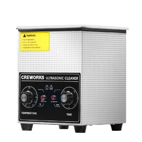 CREWORKS 15L Ultrasonic Cleaner with Knob, Total 760W Professional Industrial Auto Cleaning Machine for Carburetor Repairing Tools Parts Instrument, 40kHz Digital Sonic Cavitation Cleaner with Heater