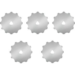 Vleant 5 Type Type 45mm 45mm Rotary Cutter Plades Date Dontary Cutter Propedile Rades for Upbooking Scrapbooking Arts Crafts