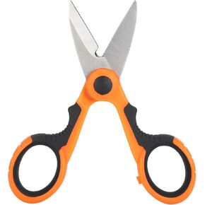 Scissors Cutter Black Orange Handle Multi Functional Scissors Cutters Shears Scissors