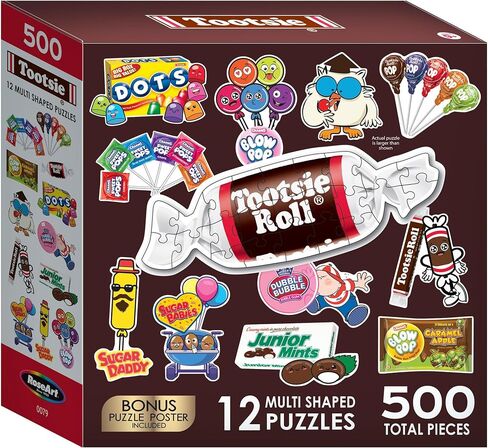 RoseArt - Mini Shaped Multipack - Tootsie Roll - 500 Piece Jigsaw Puzzle for Adults in Saudi Arabia