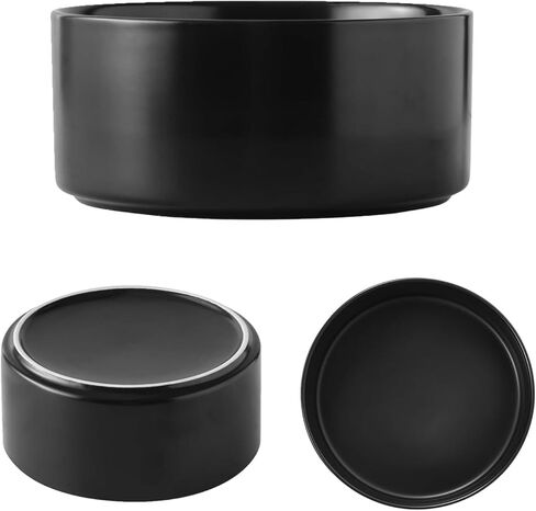 يينغفان السيراميك أوعية الكلب 28 أوقية البورسلين أوعية الكلب للكلاب الصغيرة المتوسطة الكلاب السيراميك ووعاء الماء للكلاب ميكروويف وغسالة الصحون آمنة (أخضر) in Kuwait