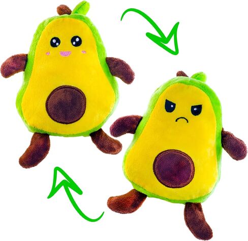 | Avocado Stuffed Animal | Reversible Plushie | Green and Yellow Reversible Avocado Plush Toy in Saudi Arabia