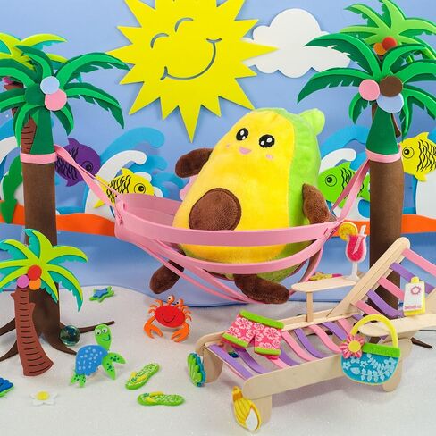 | Avocado Stuffed Animal | Reversible Plushie | Green and Yellow Reversible Avocado Plush Toy in Saudi Arabia