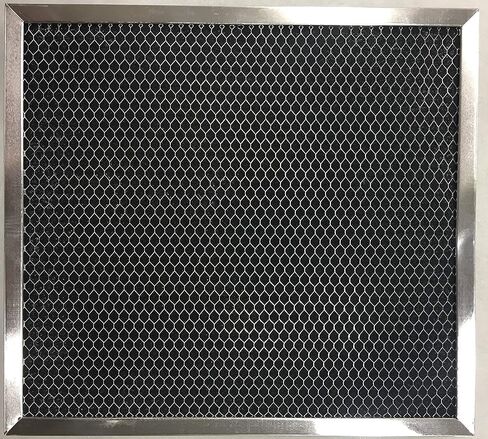 Aluminum and Activated Carbon Range Hood Filter - 8 x 9 1/2 x 5/16 - 2 Pack in Kuwait