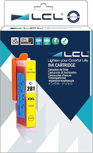 LCL Compatible CLI-281 Photo Blue Ink Cartridge Replacement for Canon CLI-281XL CLI-281XXL 281 PB Work with Canon PIXMA TS8120 TS8220 TS8320 TS9120 TS8100 TS8200 TS8300 (1-Pack Photo Blue) in Saudi Arabia