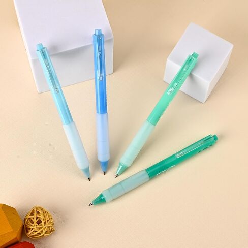 BAYTORY 8Pcs Acrylic Gel Pens, 0.7mm Fine Point Assorted Colors Ink Pen, Multicolored Pens Smooth Tip No Bleed Smear, for Drawing Writing and Note Taking (Blue Green Color Scheme) in Saudi Arabia