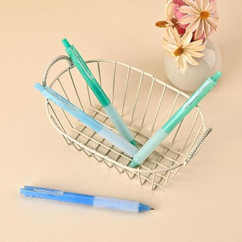 BAYTORY 8Pcs Acrylic Gel Pens, 0.7mm Fine Point Assorted Colors Ink Pen, Multicolored Pens Smooth Tip No Bleed Smear, for Drawing Writing and Note Taking (Blue Green Color Scheme) in Saudi Arabia