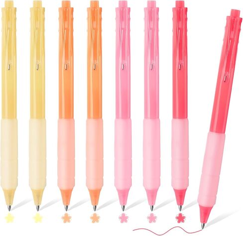 BAYTORY 8Pcs Acrylic Gel Pens, 0.7mm Fine Point Assorted Colors Ink Pen, Multicolored Pens Smooth Tip No Bleed Smear, for Drawing Writing and Note Taking (Blue Green Color Scheme) in Saudi Arabia