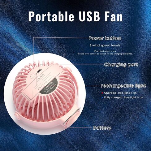 مروحة عربة أطفال محمولة، مع حامل ثلاثي مرن و3 سرعات مشبك على مقعد السيارة، مروحة USB صغيرة الحجم محمولة باليد تعمل بالبطارية، لعربة الأطفال ودراجة المشي والتخييم ومكتب سرير الطلاب in Saudi Arabia