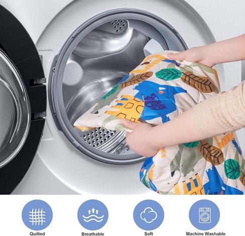 TILLYOU Pack and Play Sheet - Soft Quilted Crib Cover Pad, Toddlers Mattress Protector with 1''-3'' Deep Pocket, Thick Play Yard Playpen Sheets, Breathable Fluffy Crib Mattress Pad, 39"x27", Grey in Kuwait