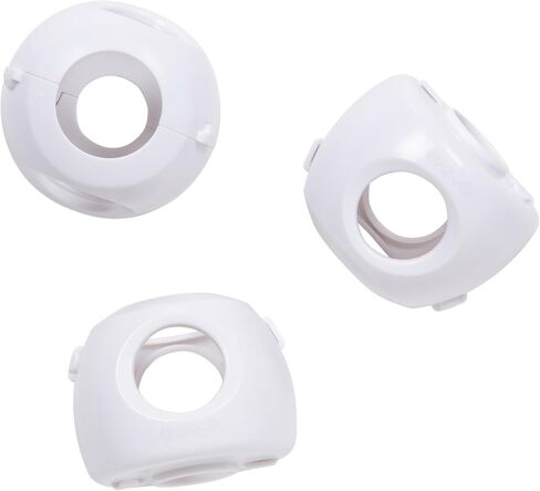 Safety 1st Parent Grip Door Knob Covers 3 Pack, Crystal Clear in Kuwait