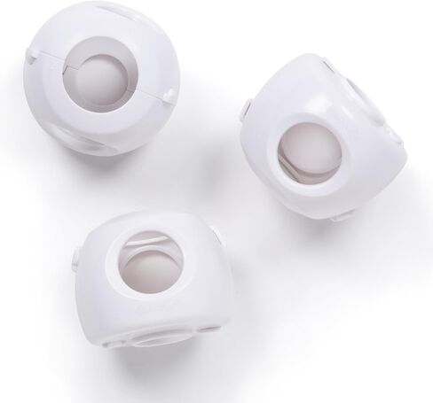 Safety 1st Parent Grip Door Knob Covers 3 Pack, Crystal Clear in Kuwait