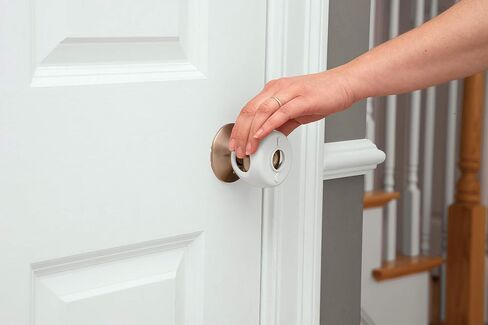 Safety 1st Parent Grip Door Knob Covers 3 Pack, Crystal Clear in Kuwait
