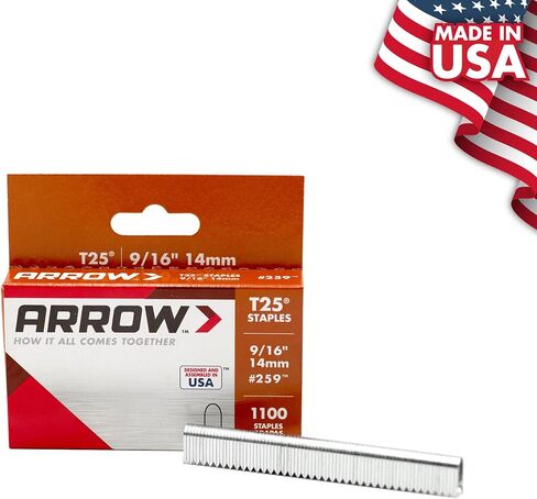 Arrow 256 Genuine T25/T2025 3/8-Inch Staples, 1,100-Pack , Grey in Kuwait