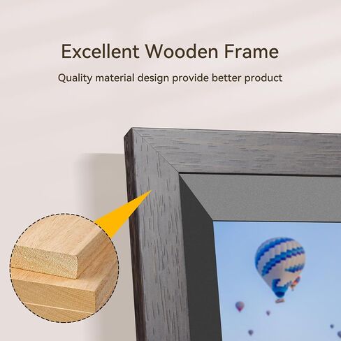 KODAK 14.1 Inch FHD Digital Picture Frame, 1920x1080 G+G IPS Digital Photo Frame with 32GB Large Storage, Quad-Core CPU, Premium Solid Wood Frame, Easy Photo Transfer via WiFi APP/Email/USB/SD Card in Saudi Arabia