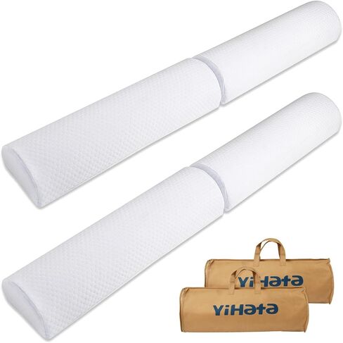 YIHATA Bed Rail for Toddlers, 1 Pack Foldable Baby Bed Rail Guard Kids Foam Bed Bumper Safety Bed Rail for Toddlers with Non-Slip Machine Washable Cover Bed Side Rail for Queen, King, Twin Bed in Saudi Arabia